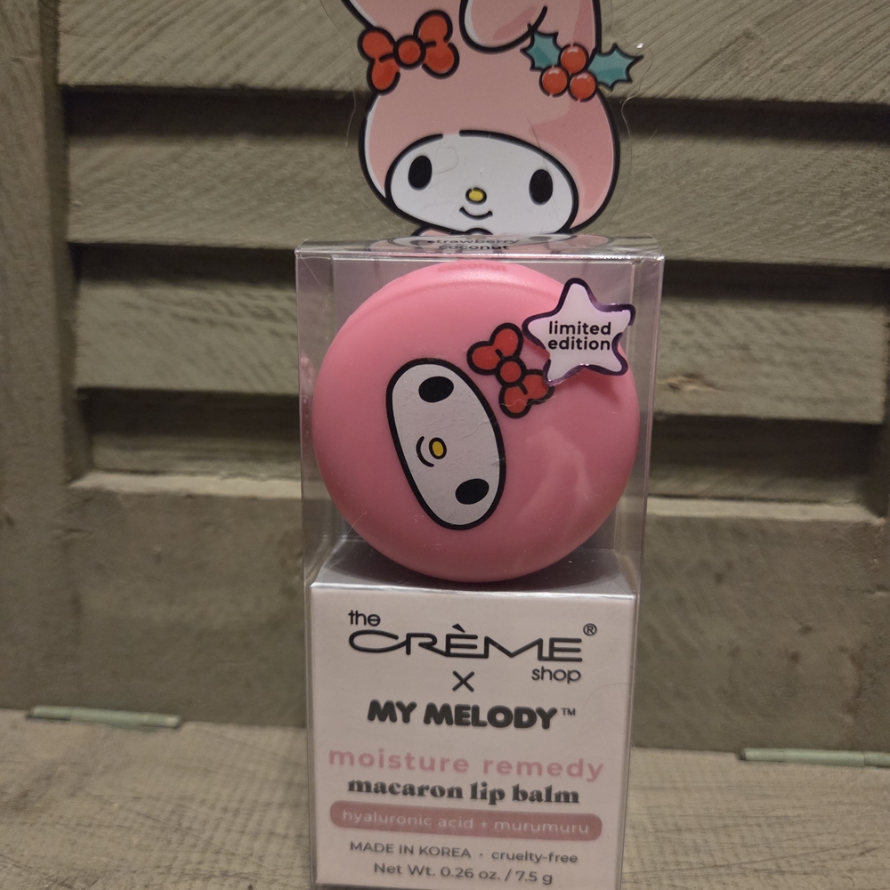 The Crème Shop x My Melody Pink Macaron Lip Balm